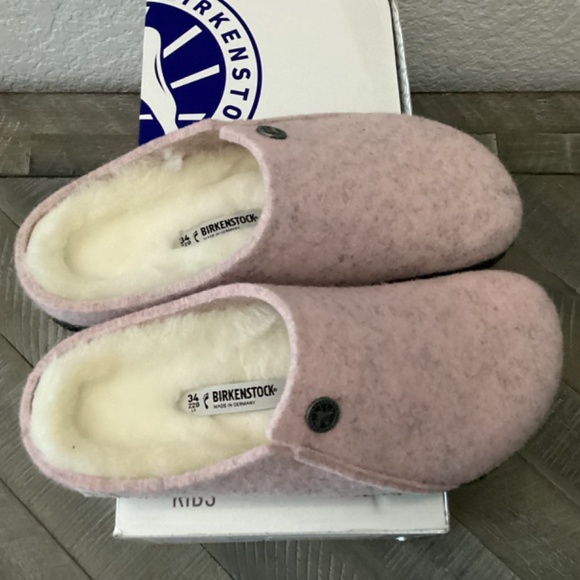 BIRKENSTOCK Kids' Zermatt Genuine Shearling Lined Slipper, size 3-3.5US … - Picture 5 of 10